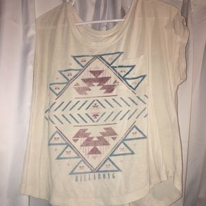 Billabong tribal print shirt